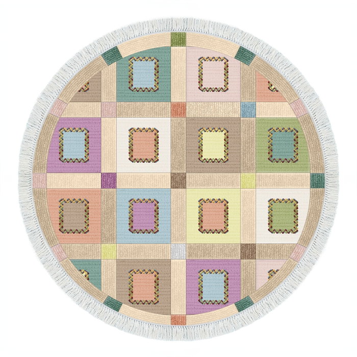 Conceptum Alfombra Mu101 - Powder (90 x 90 cm)
